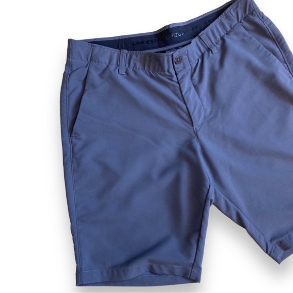 Under Armour Grey Men’s Performance Heatgear Sports Shorts 38 - Picture 4 of 12